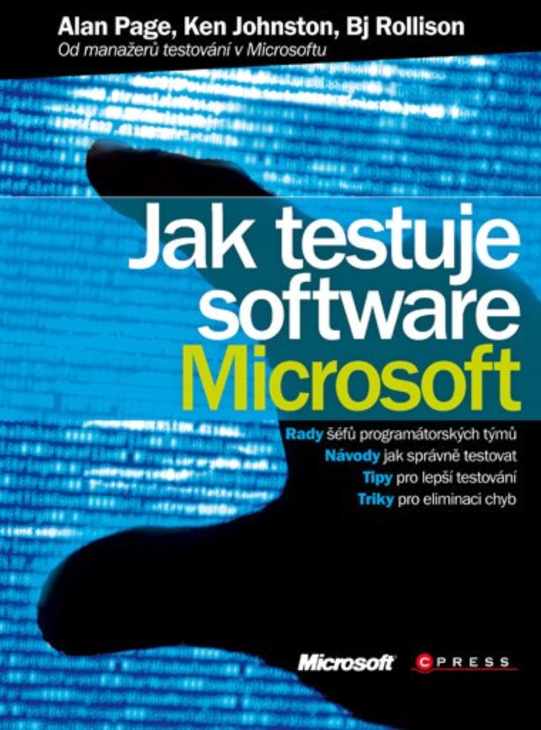 Obálka knihy Jak testuje software Microsoft